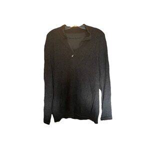 Tommy Bahama Charcoal Gray Textured Sweater Men's Size Large Knit Top